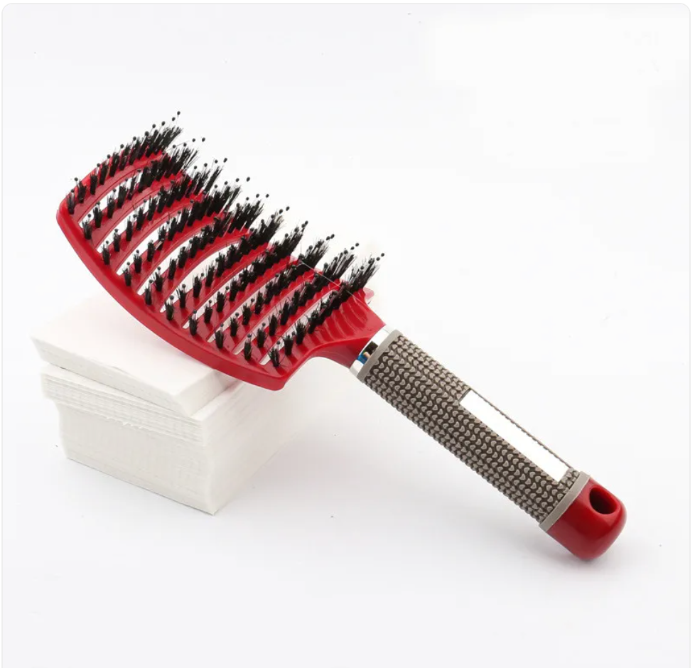 Curved Paddle Brush