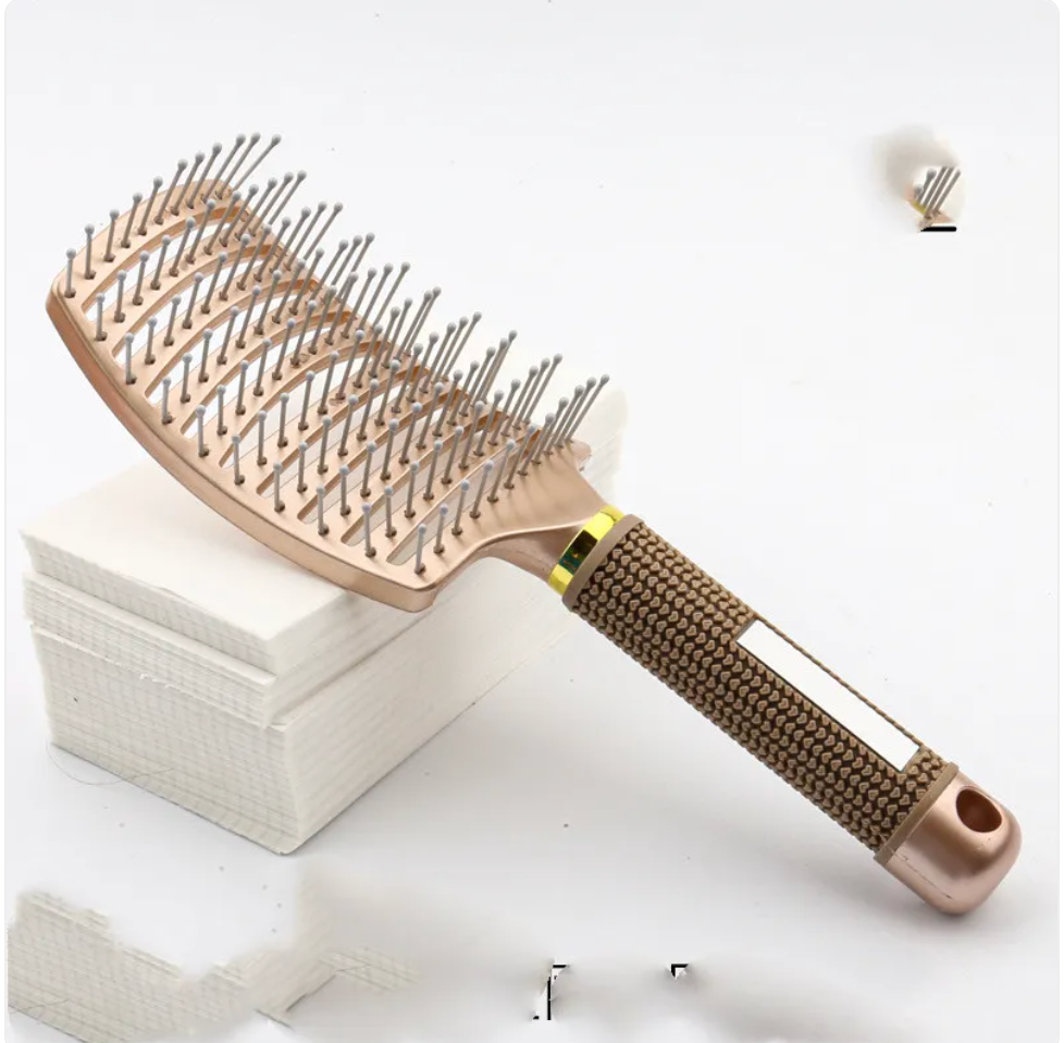 Curved Paddle Brush