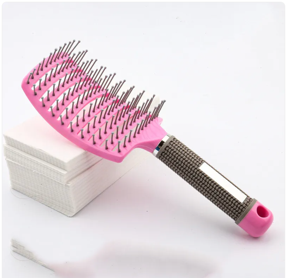 Curved Paddle Brush