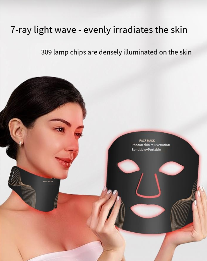 Fleksibel LED-Ansigtsmaske