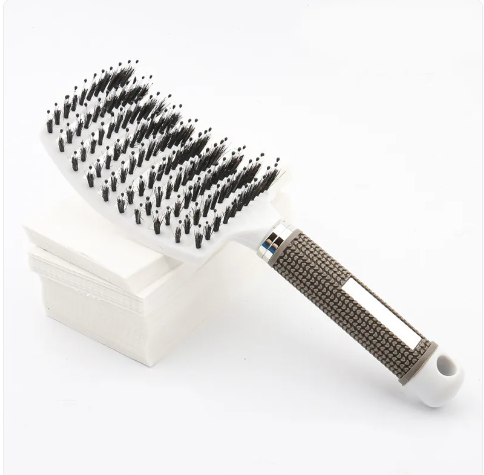 Curved Paddle Brush