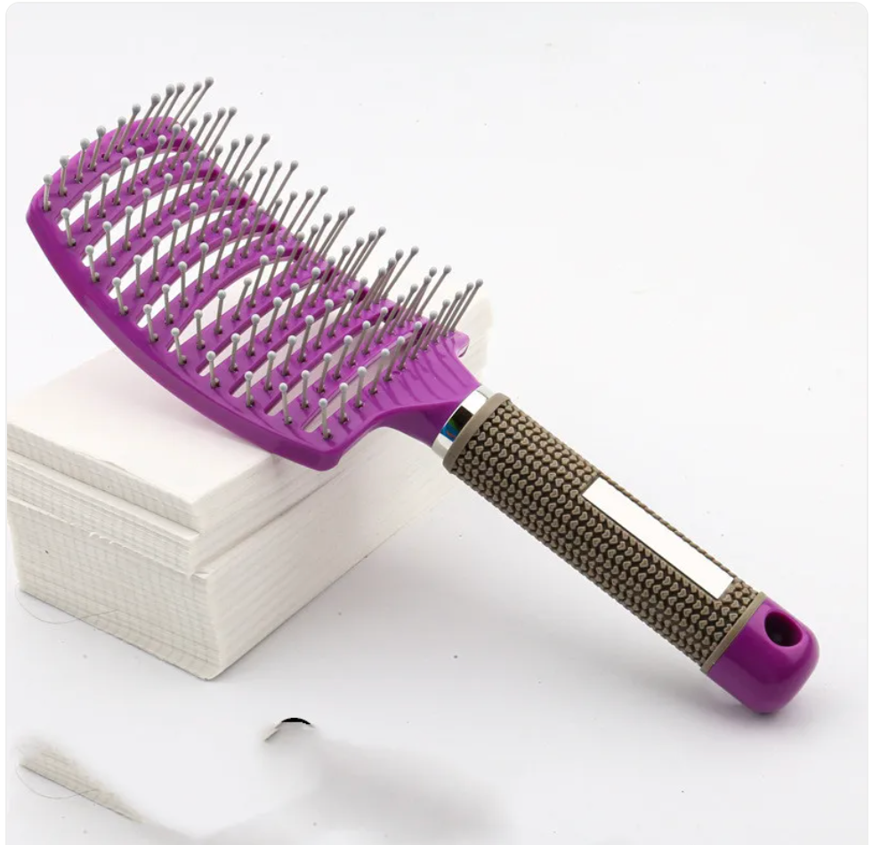Curved Paddle Brush