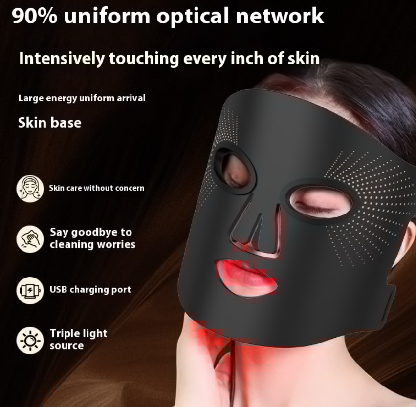 Fleksibel LED-Ansigtsmaske
