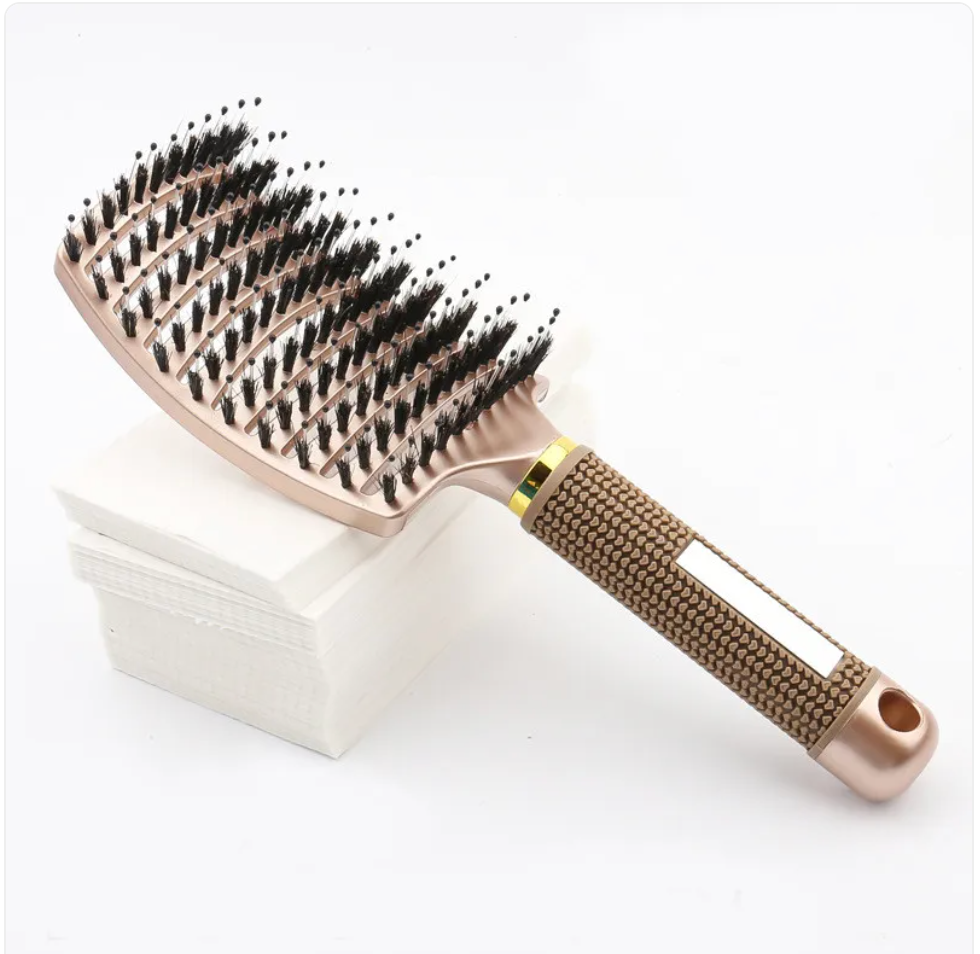 Curved Paddle Brush