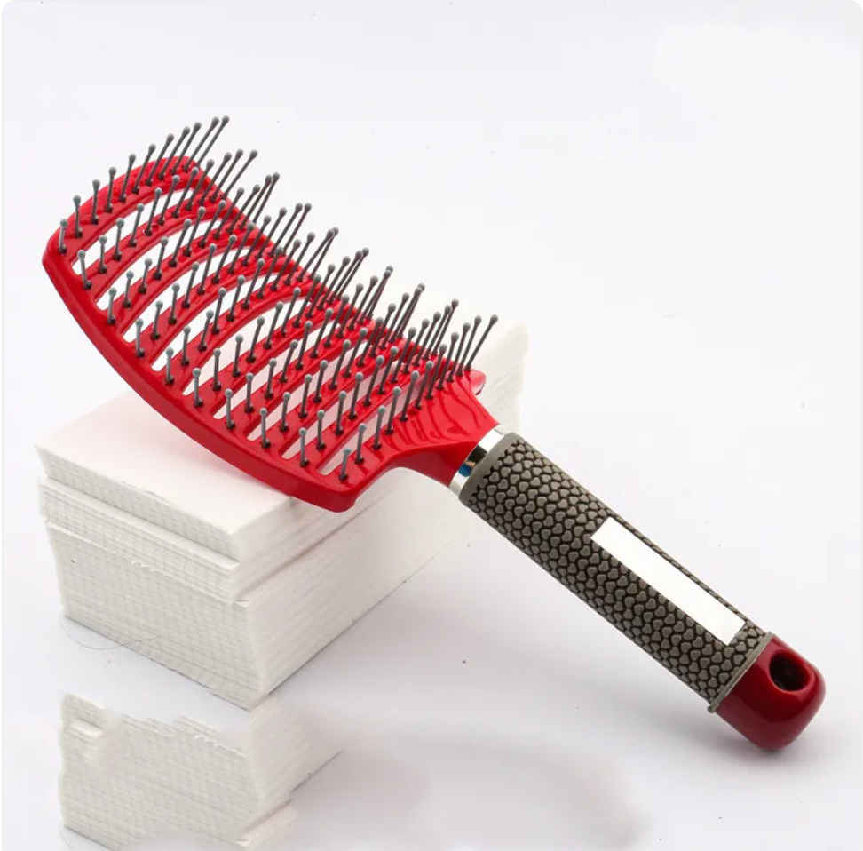 Curved Paddle Brush